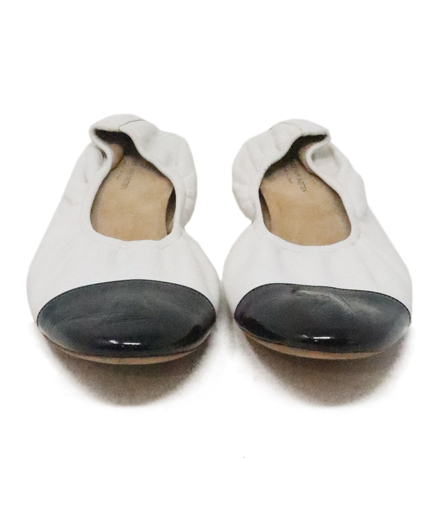 Dries Van Noten B&W Leather Flats 3