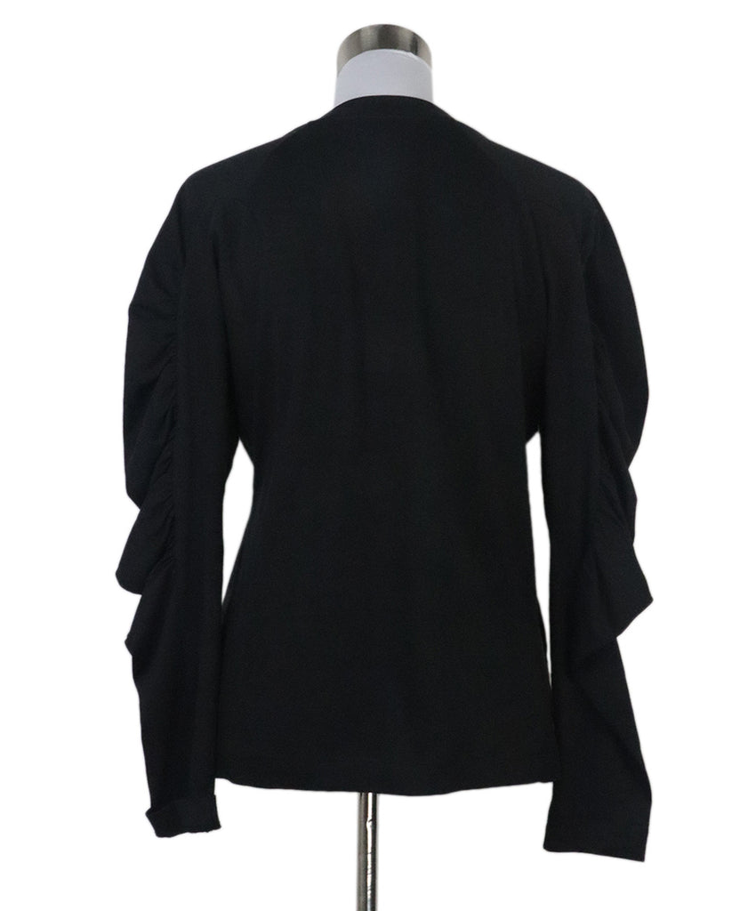 Dries Van Noten Black Puffed Longsleeve Top 2