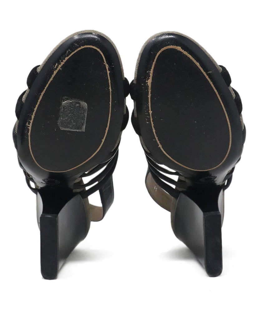 Dries Van Noten Black Suede & Leather Sandals 4