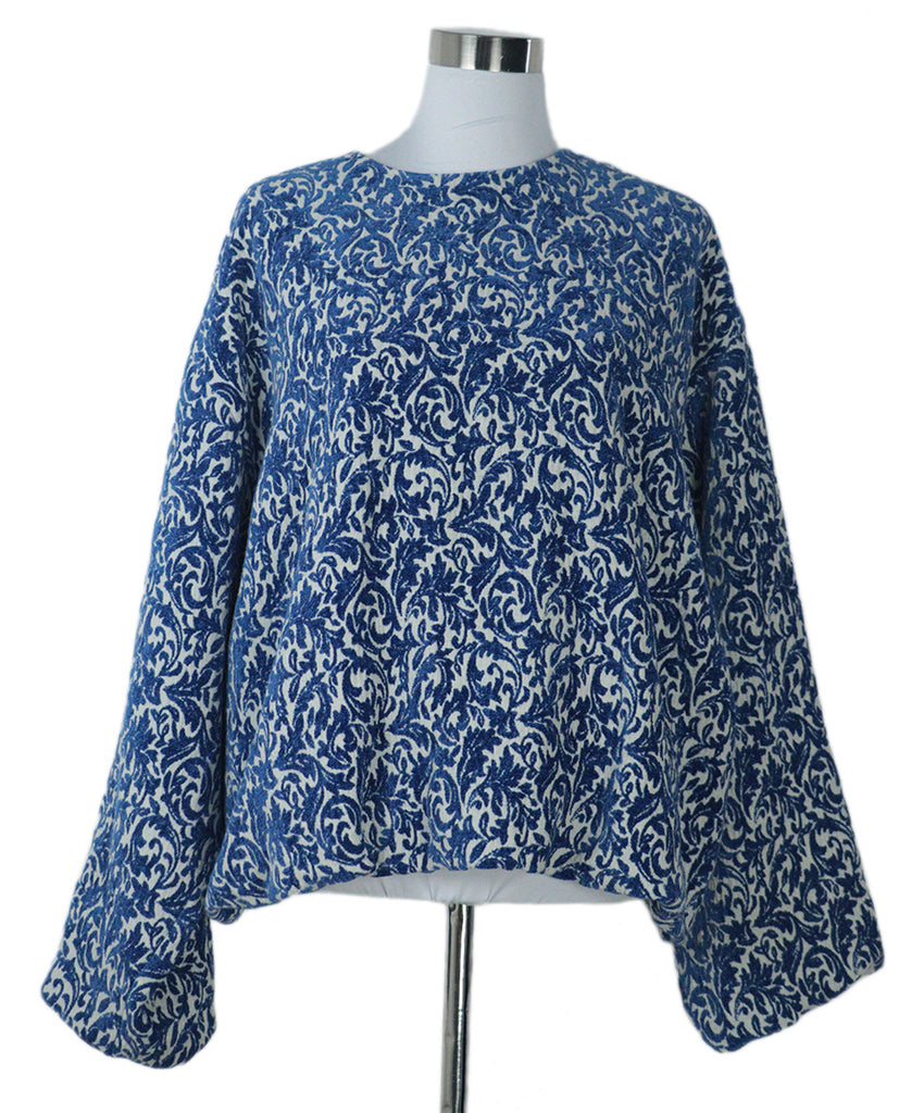 Dries Van Noten Blue & White Blouse 