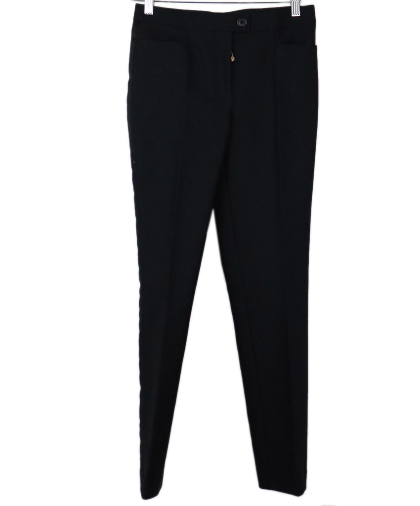 Elie Saab Black Cotton Pants 