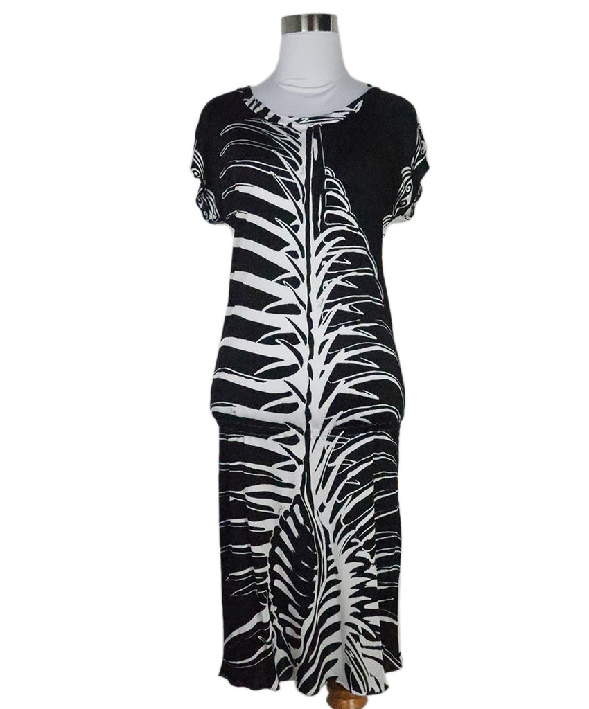 Emilio Pucci B&W Print Dress 