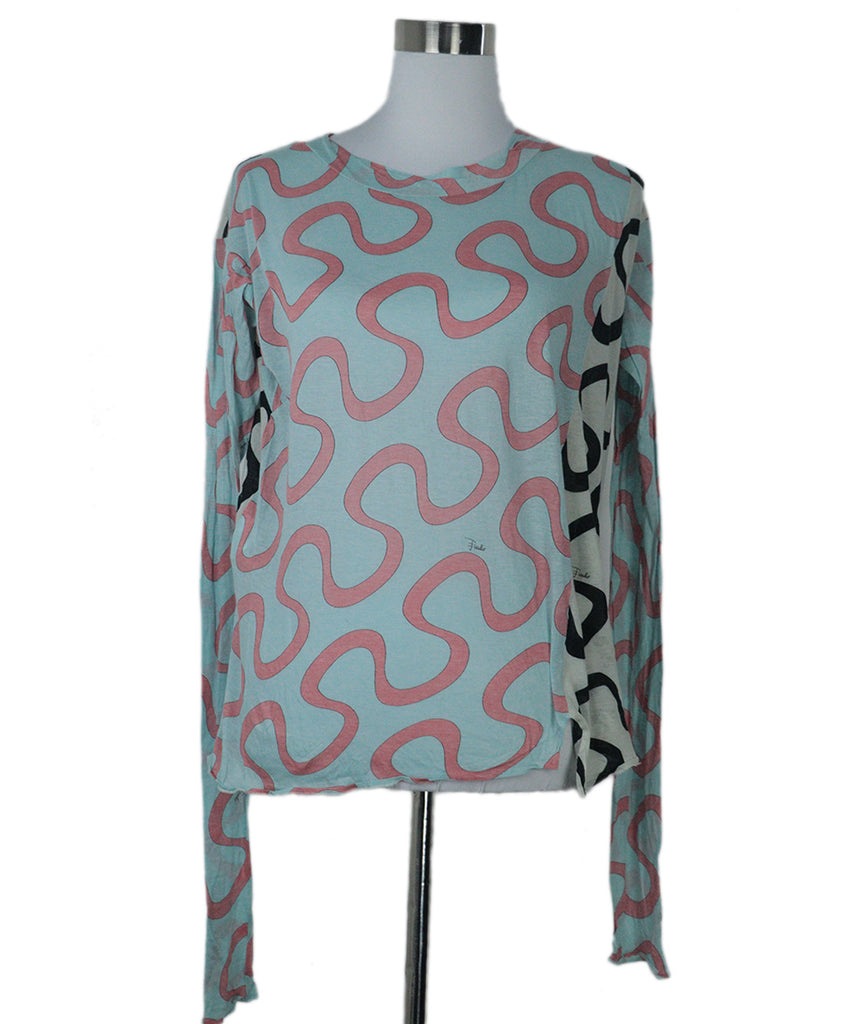 Emilio Pucci Multicolor Print Top 