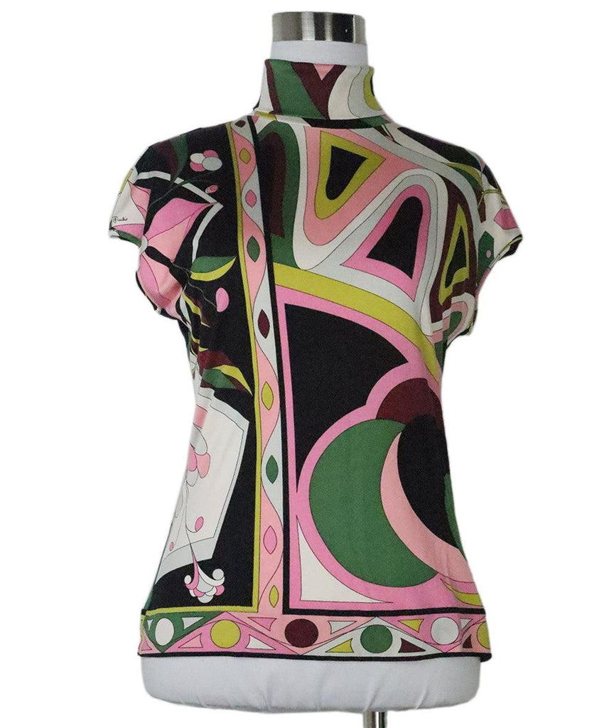 Emilio Pucci Multicolor Print Top 