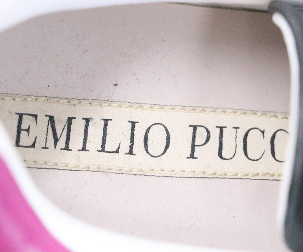 Emilio Pucci Multicolor Leather Sneakers 5