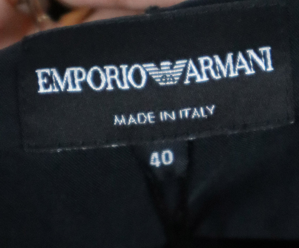 Emporio Armani Black Ribbed Jacket 3