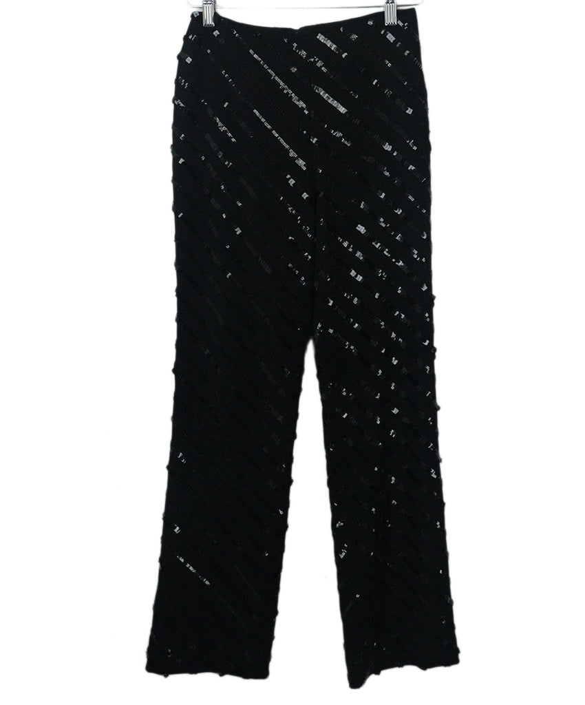 Emporio Armani Black Sequin Pants 