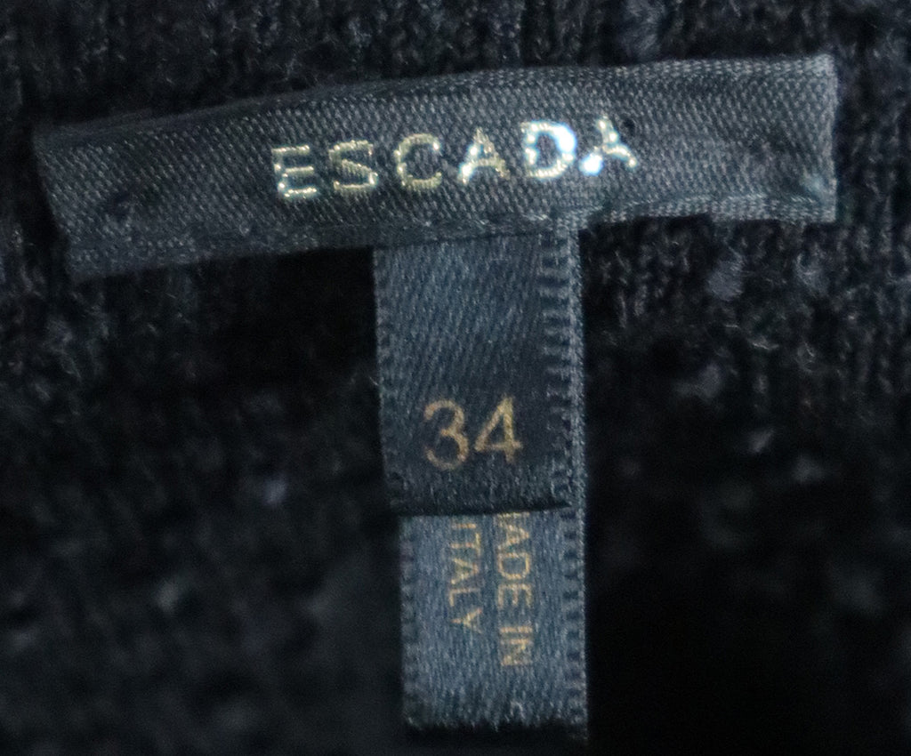 Escada Black & Ivory Trim Cardigan 3