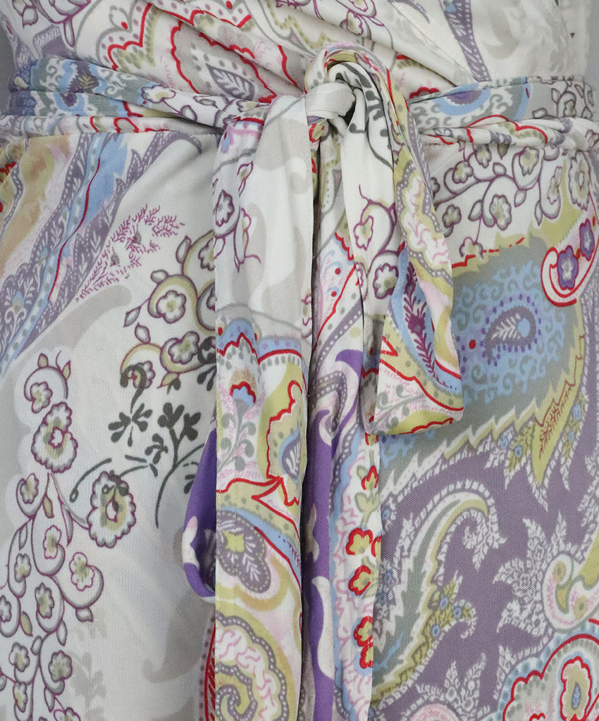 Etro White Print Dress 4