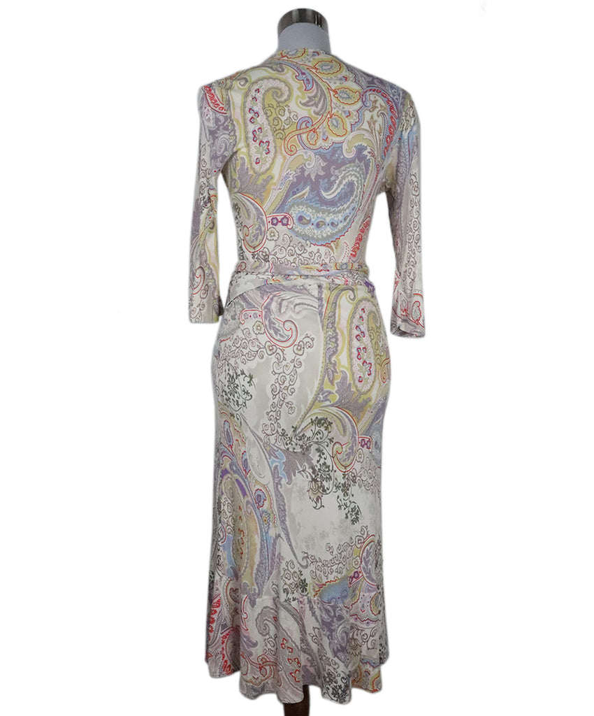 Etro White Print Dress 2