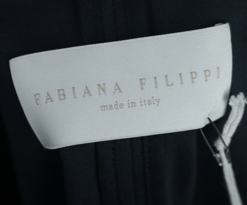 Fabiana Filippi Navy Cotton Jacket 3