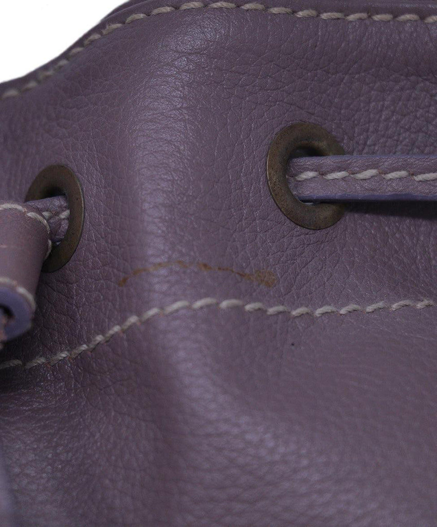 Farhi Mauve Leather Shoulder Bag 7