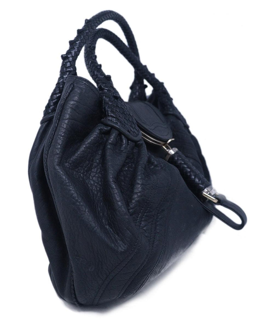 Fendi Black Leather Spy Bag 1