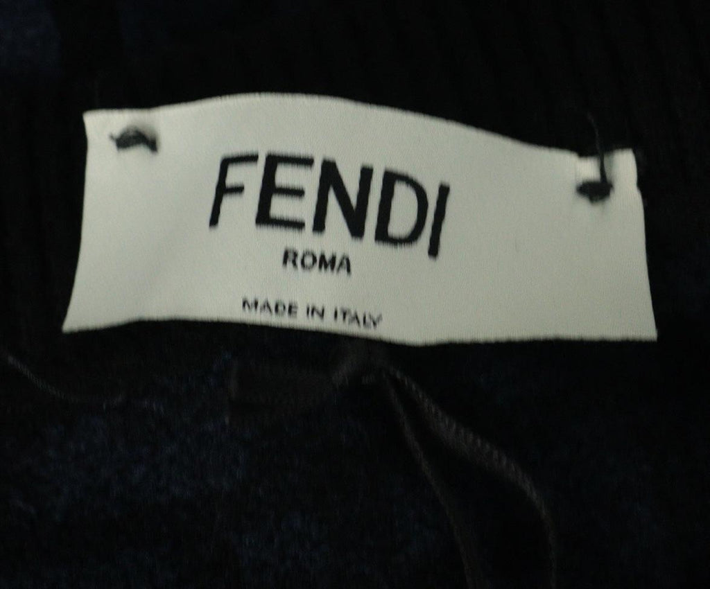 Fendi Navy & Black Logo Skirt Set 6