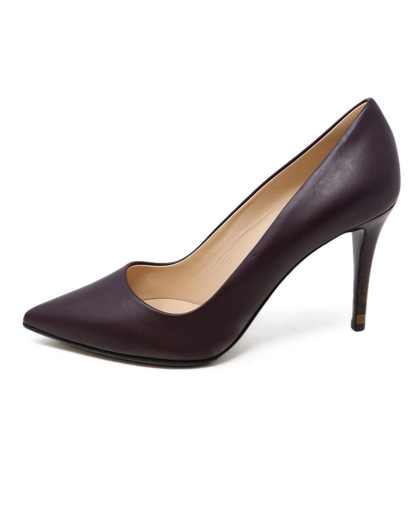 Fendi Purple Leather Heels 