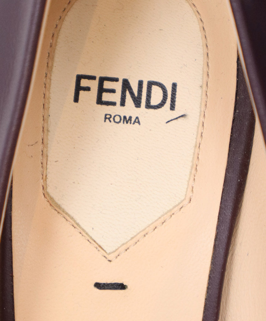 Fendi Purple Leather Heels 5