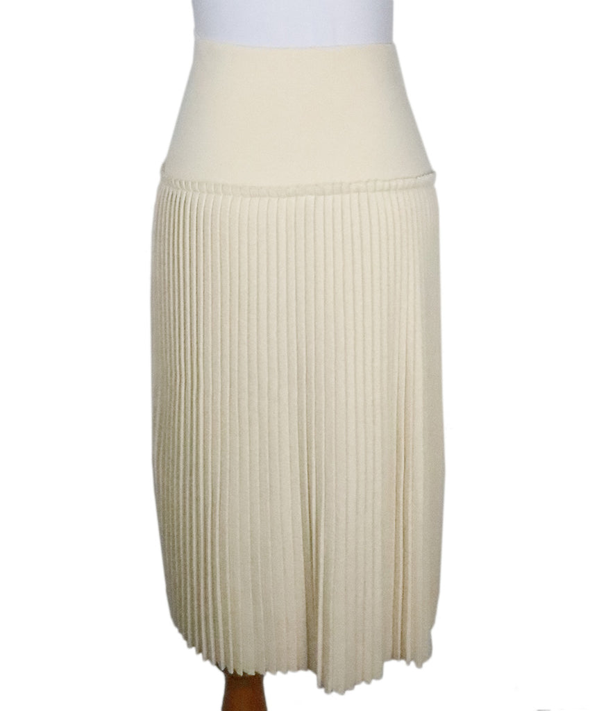 Ferragamo Cream Wool Skirt 2