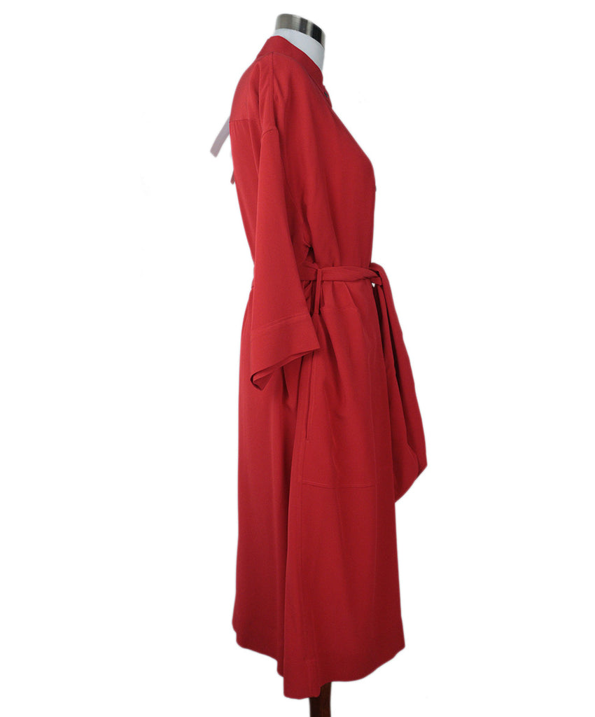 Ferragamo Red Silk Dress 1