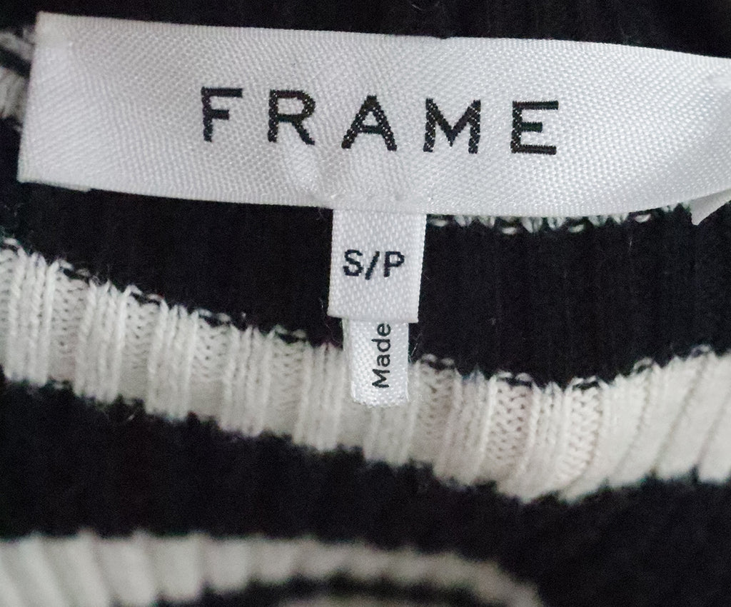 Frame B&W Striped Cashmere Sweater 3