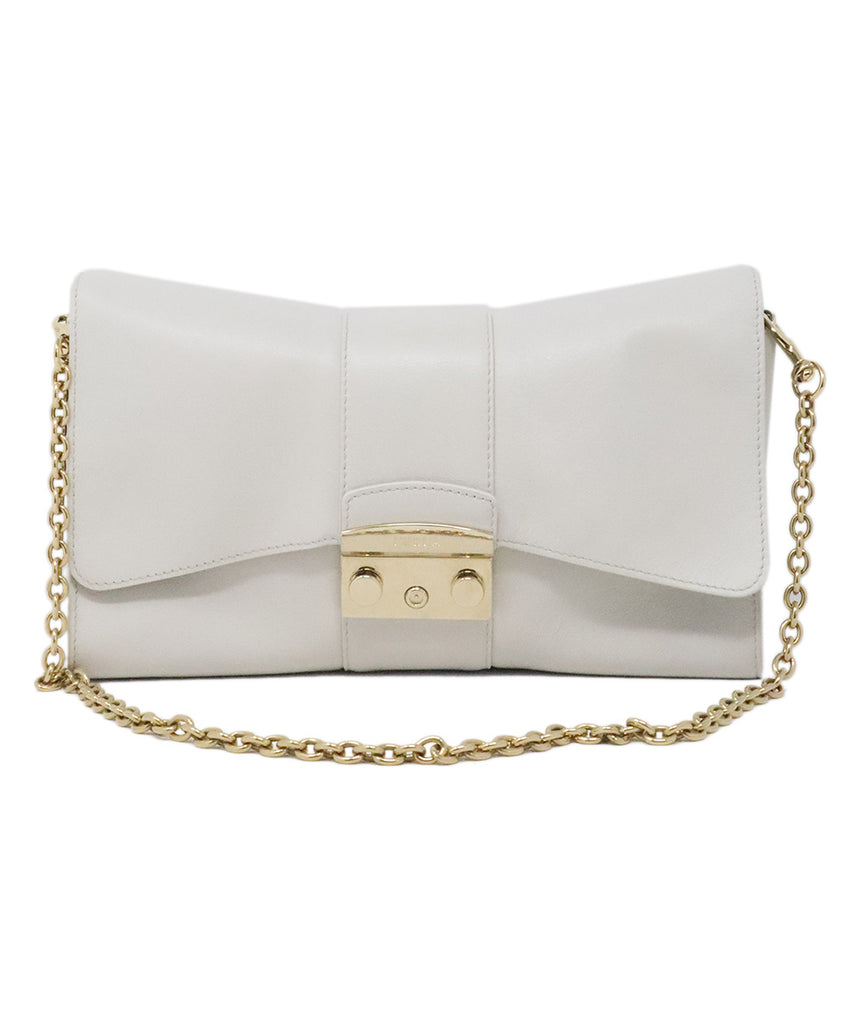 Furla Bone White Metropolis Remix Shoulder Bag 