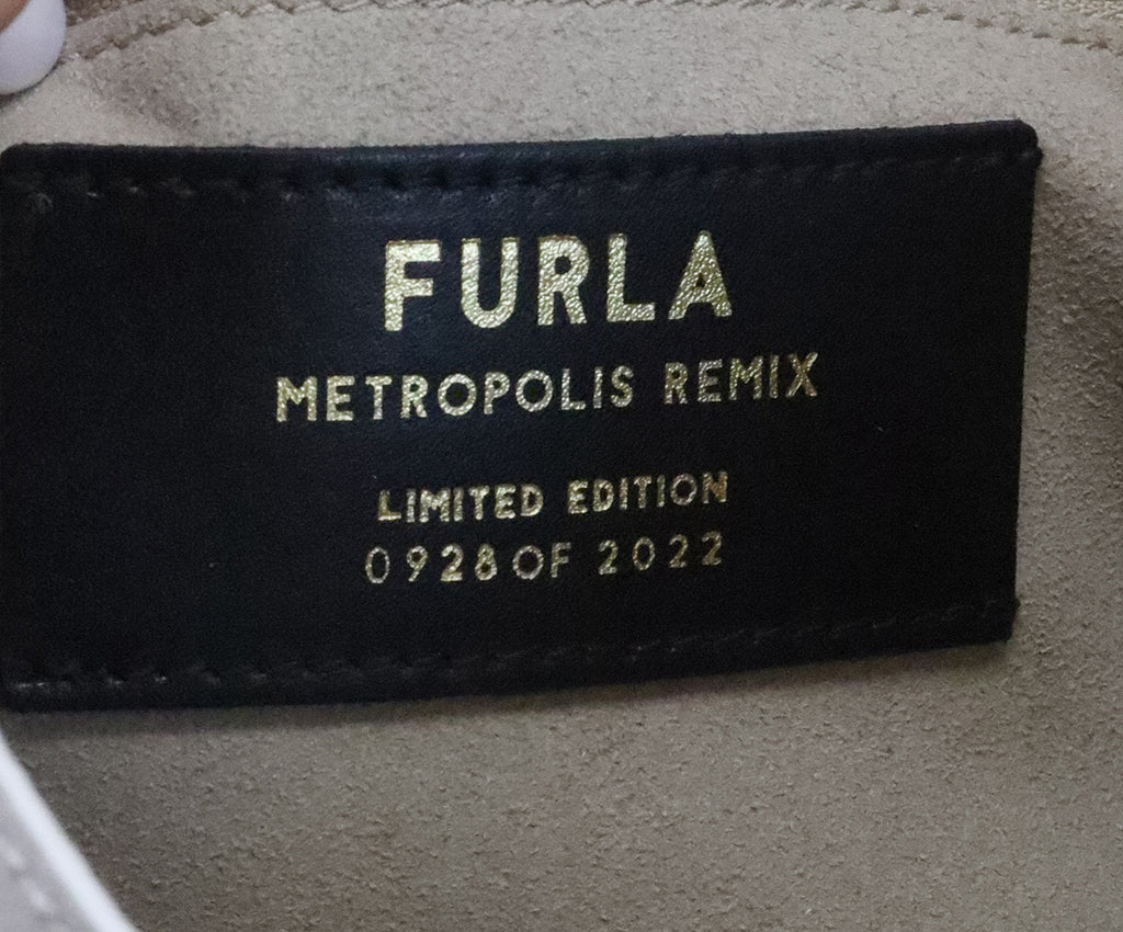 Furla Bone White Metropolis Remix Shoulder Bag 6