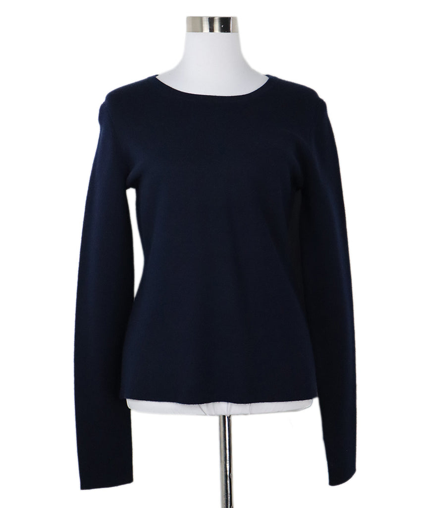 Gabriela Hearst Navy Cashmere Skirt Set 3