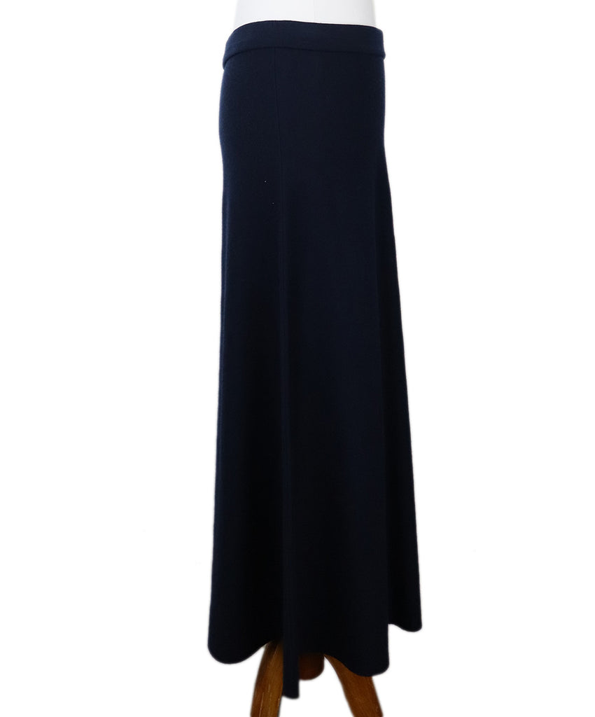 Gabriela Hearst Navy Cashmere Skirt Set 7