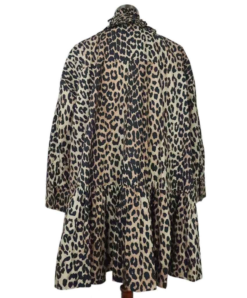 Ganni Leopard Print Cotton Dress 2