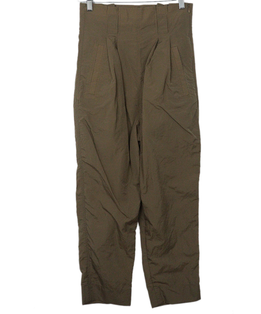 Ganni Tan Nylon Pants 