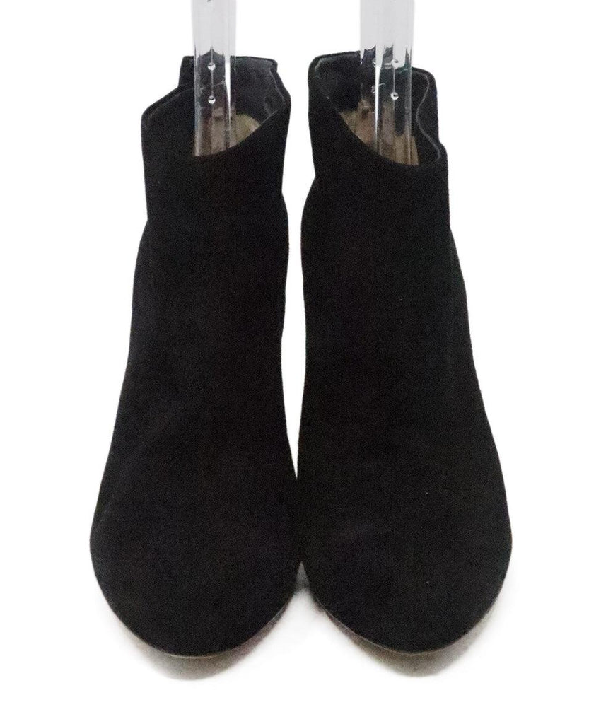 Gianvito Rossi Black Suede Booties 3