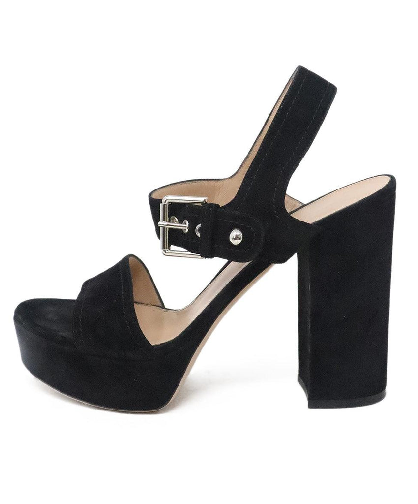 Gianvito Rossi Black Suede Platforms sz 9 - Michael's Consignment NYC