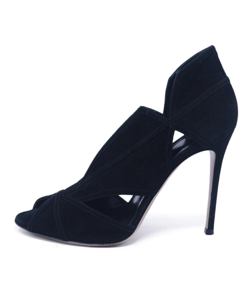 Gianvito Rossi Black Suede Sandals 1