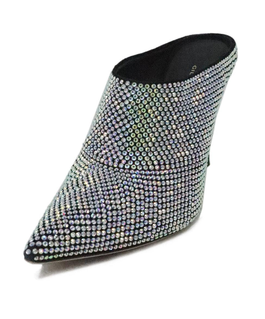 Giuseppe Zanotti Iridescent Rhinestone Mules sz 6.5 - Michael's Consignment NYC