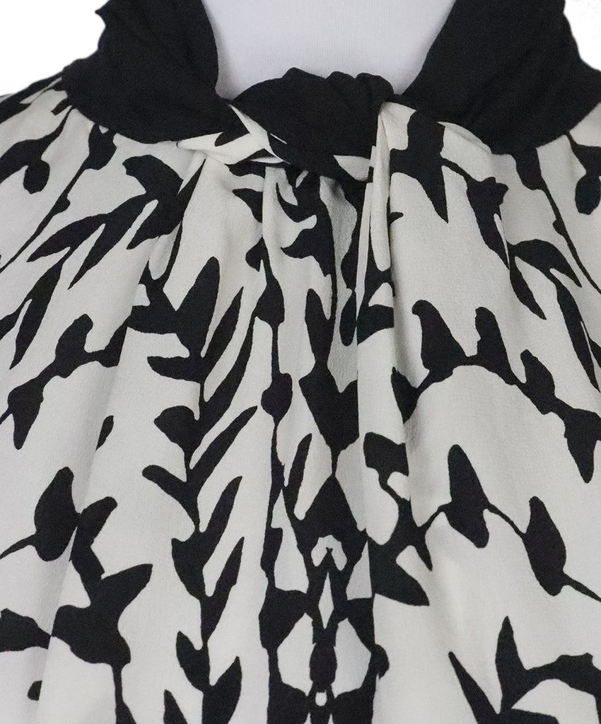 Givenchy B&W Print Silk Dress 5