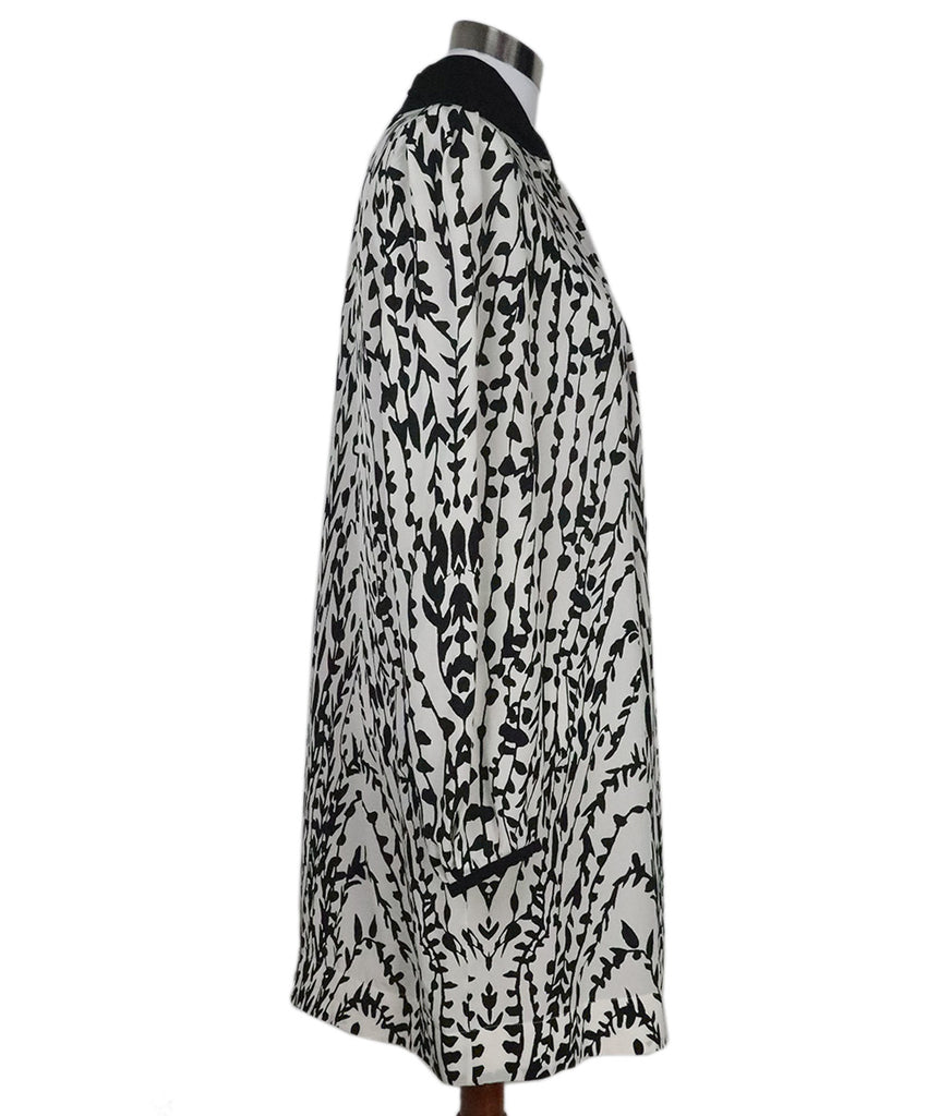 Givenchy B&W Print Silk Dress 1