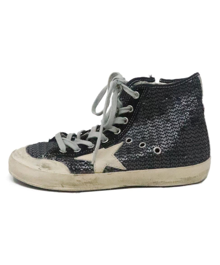 Golden Goose Black Sequin Sneakers 1