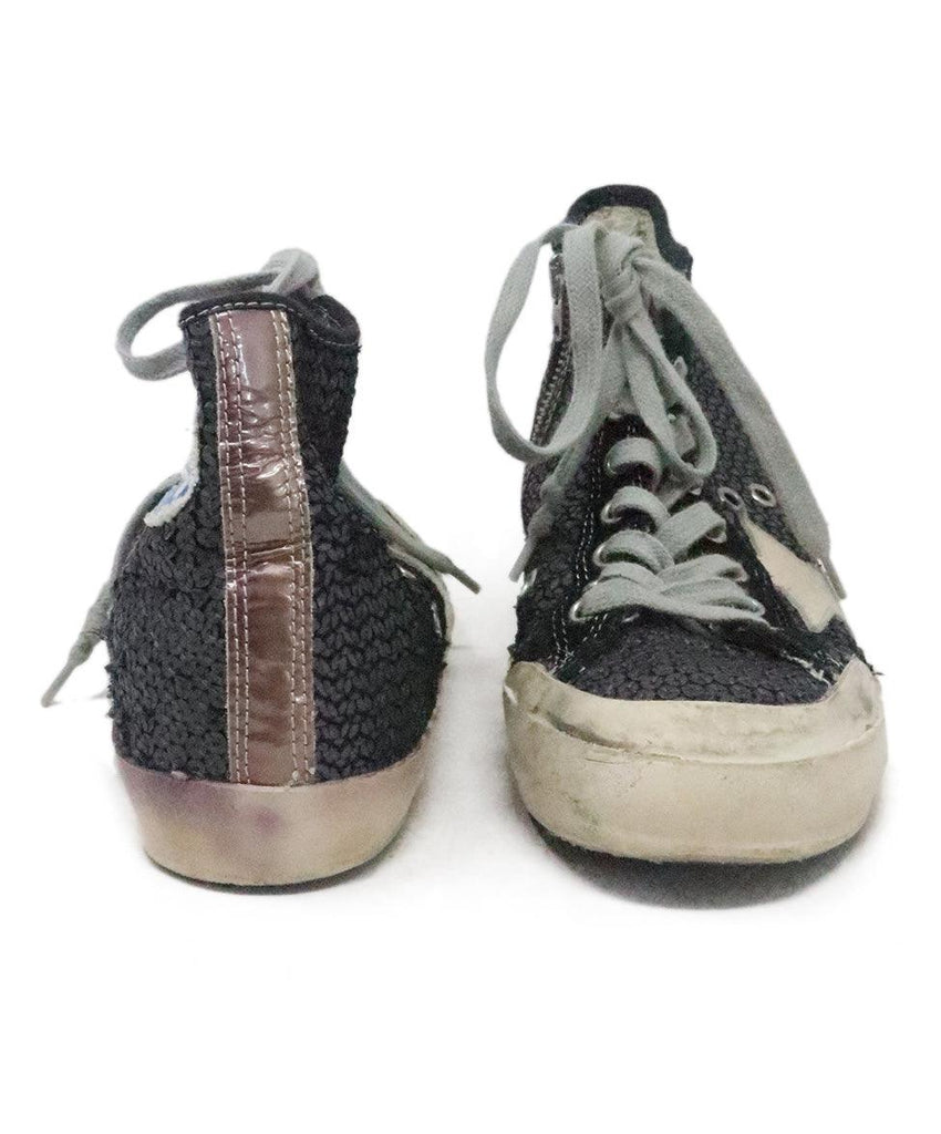 Golden Goose Black Sequin Sneakers 2