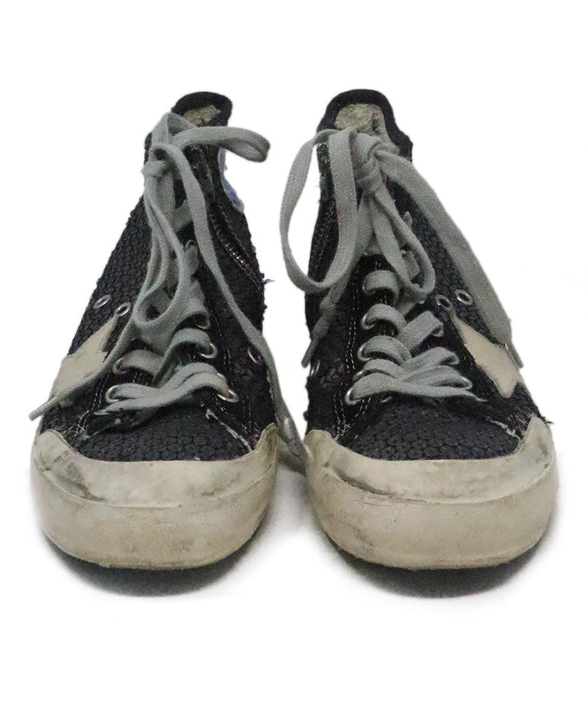 Golden Goose Black Sequin Sneakers 3