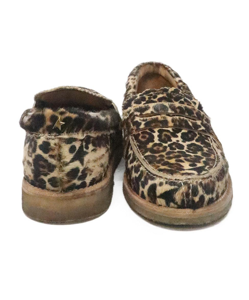 Golden Goose Leopard Print Fur Loafers 2