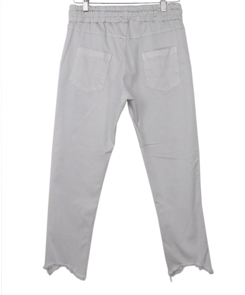 Grey Cotton Pants 1