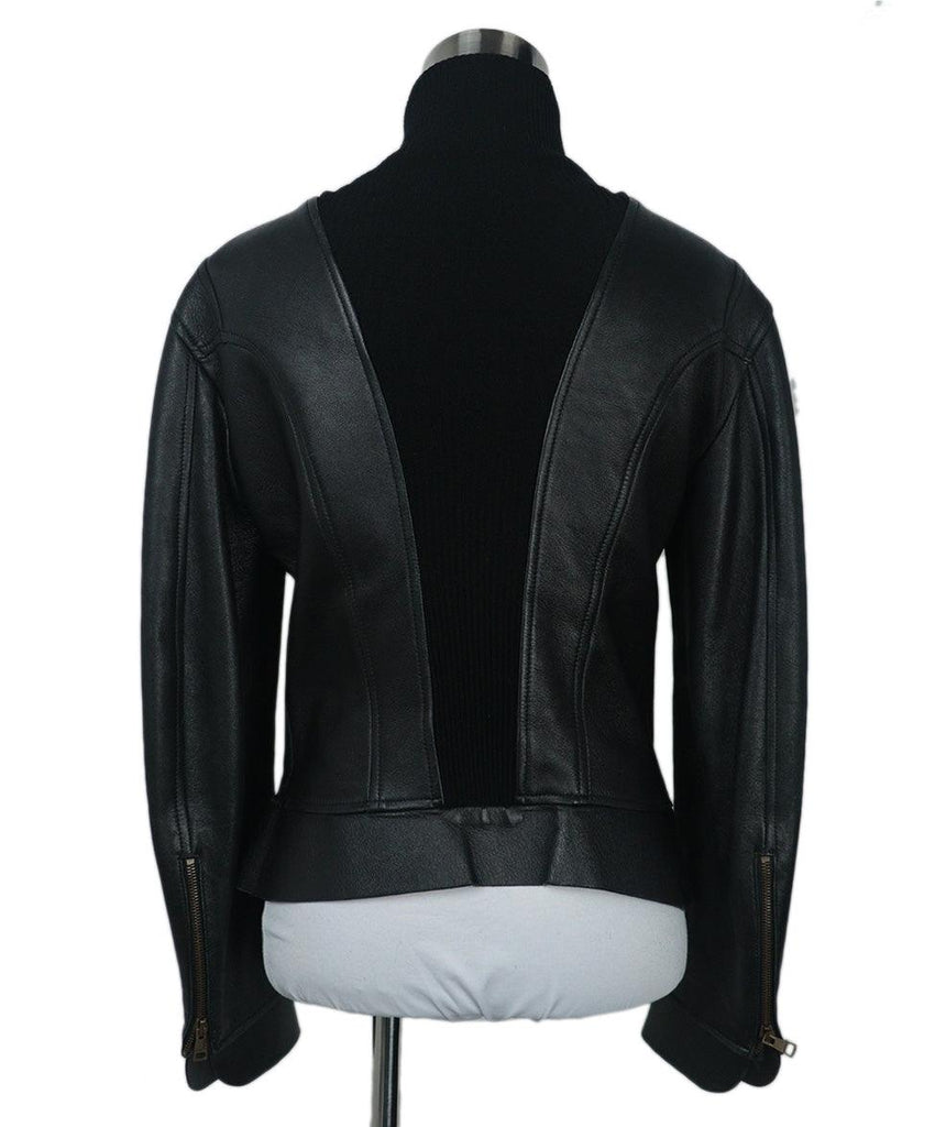 Gucci Black Leather Jacket 2