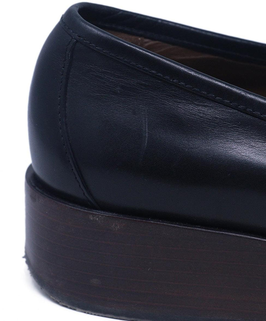 Gucci Black Leather Platform Loafers 5