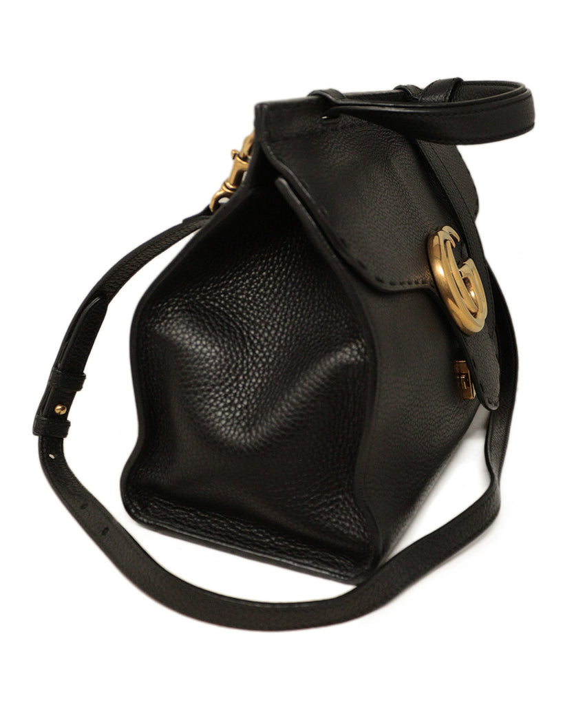 Gucci Black Leather Shoulder Bag 1