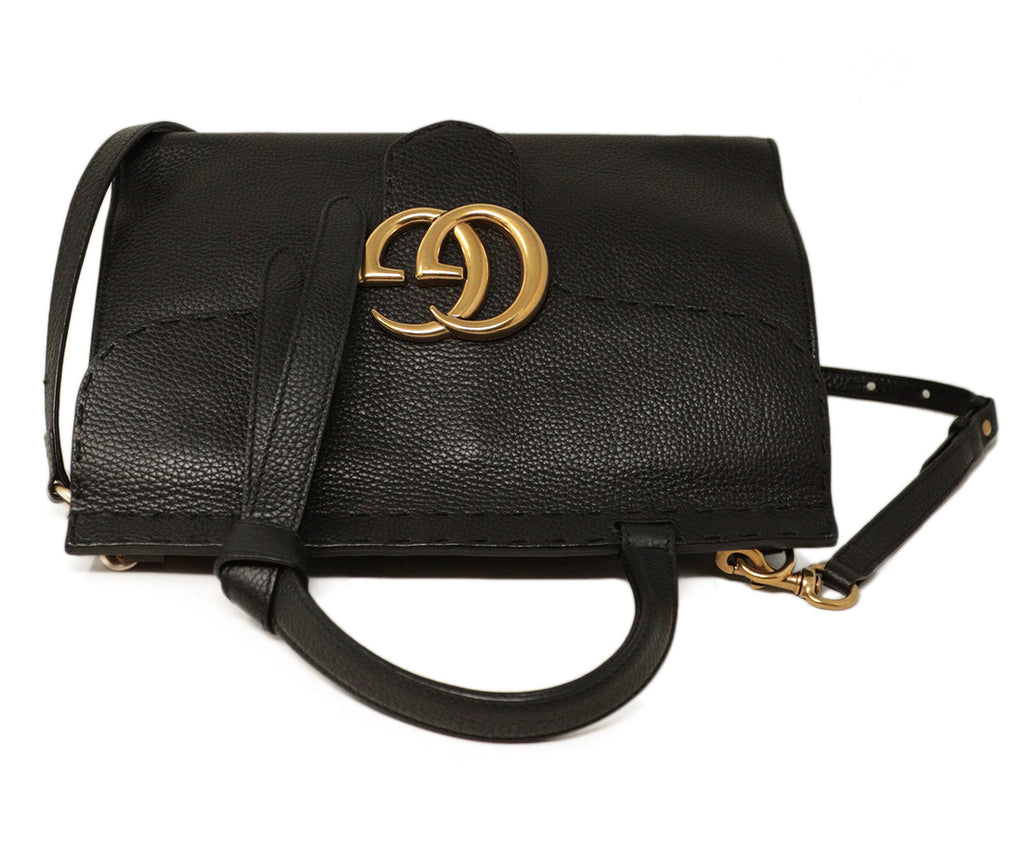 Gucci Black Leather Shoulder Bag 4