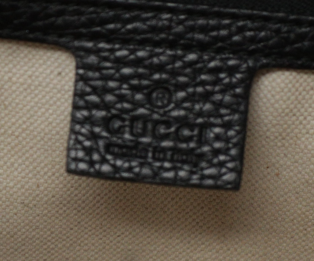 Gucci Black Leather Shoulder Bag 6