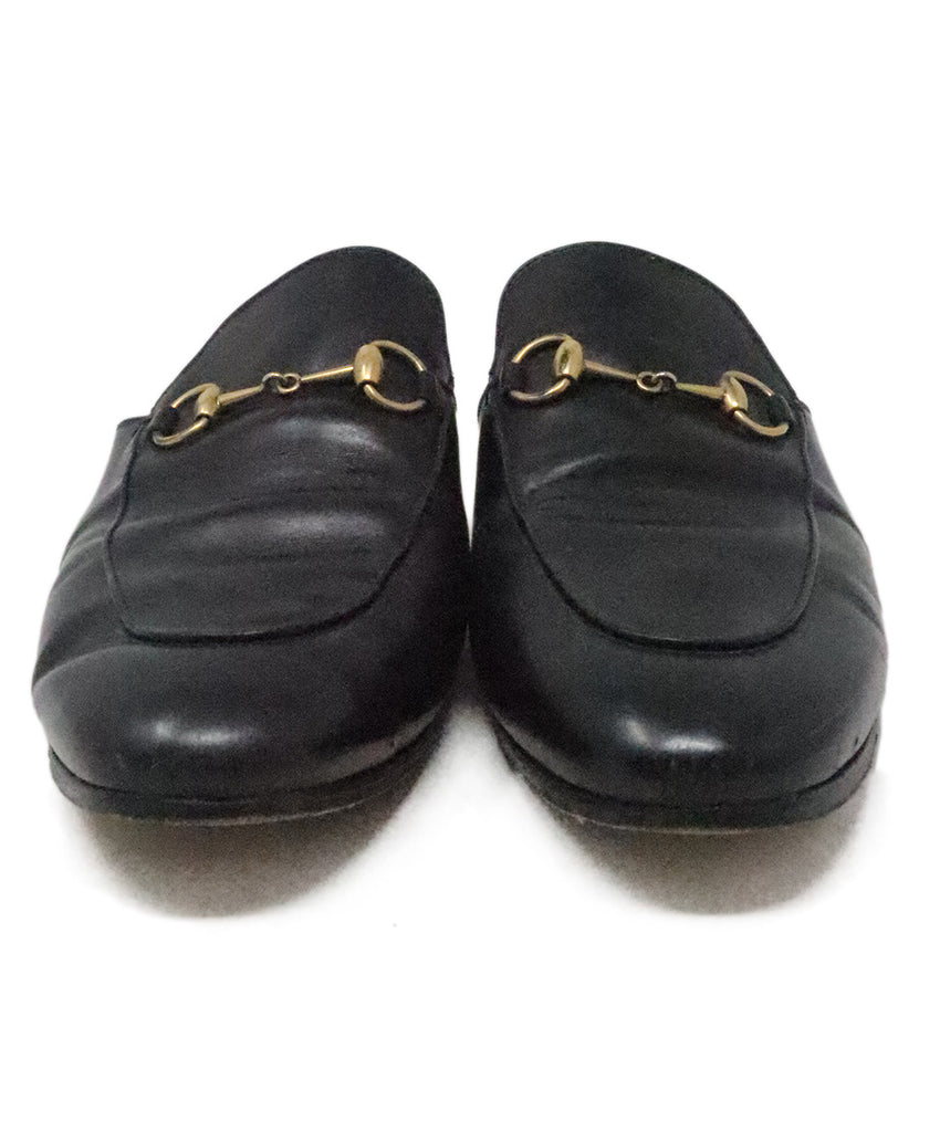 Gucci Black Leather Mules 3