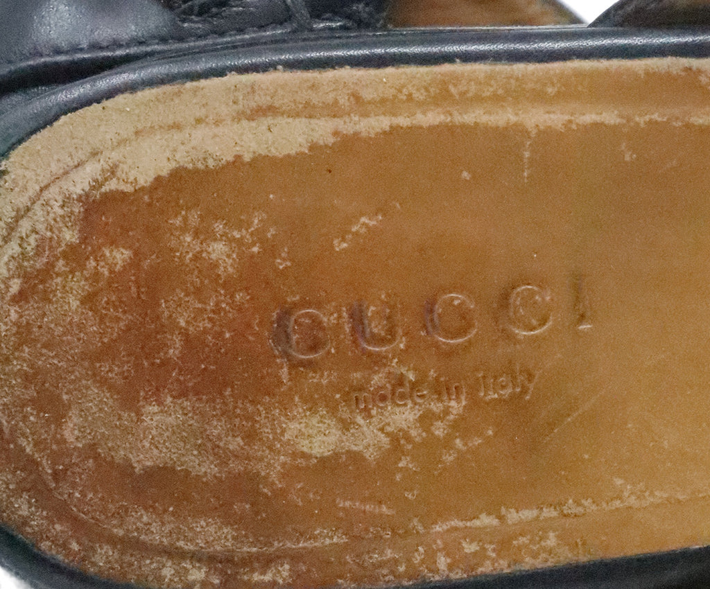 Gucci Black Leather Mules 5