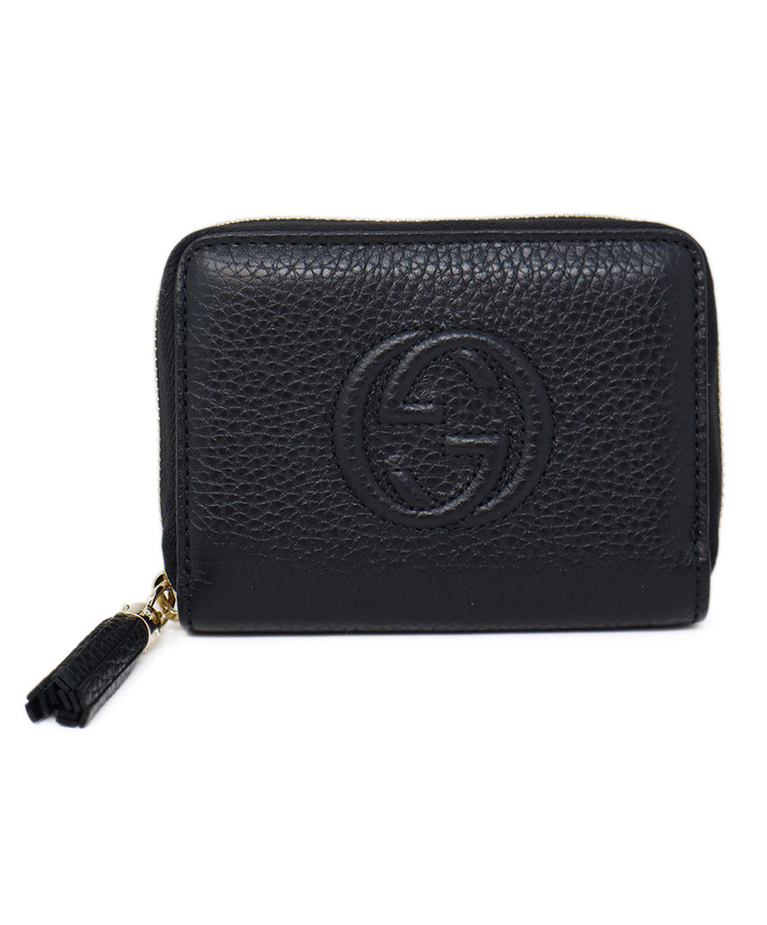 Gucci Black Leather Wallet 