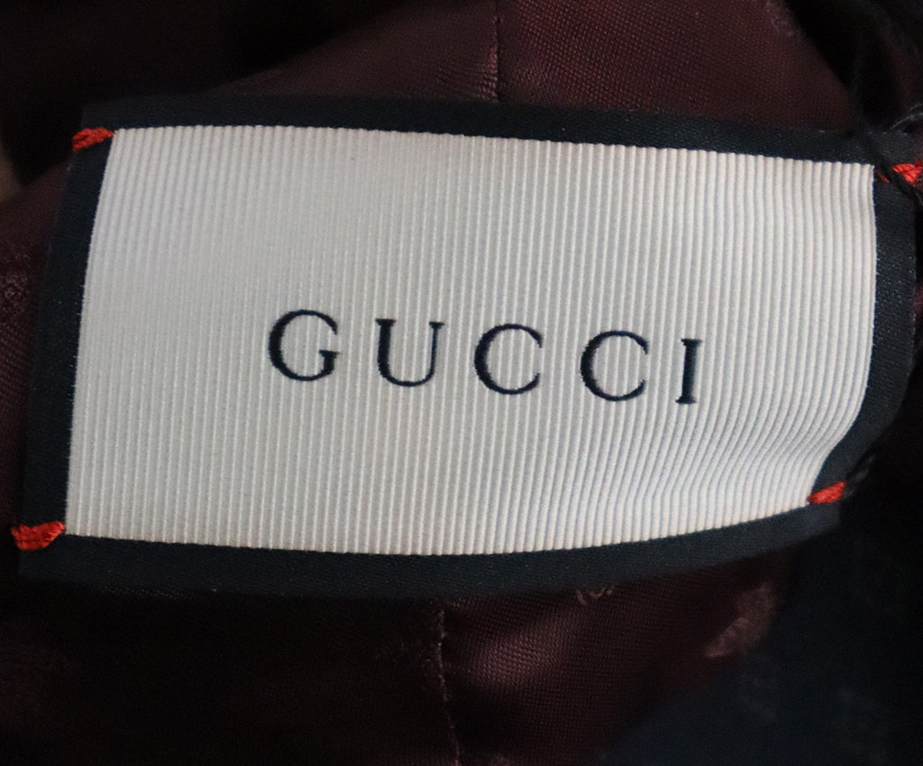 Gucci Black & Grey Print Wool Vest 3