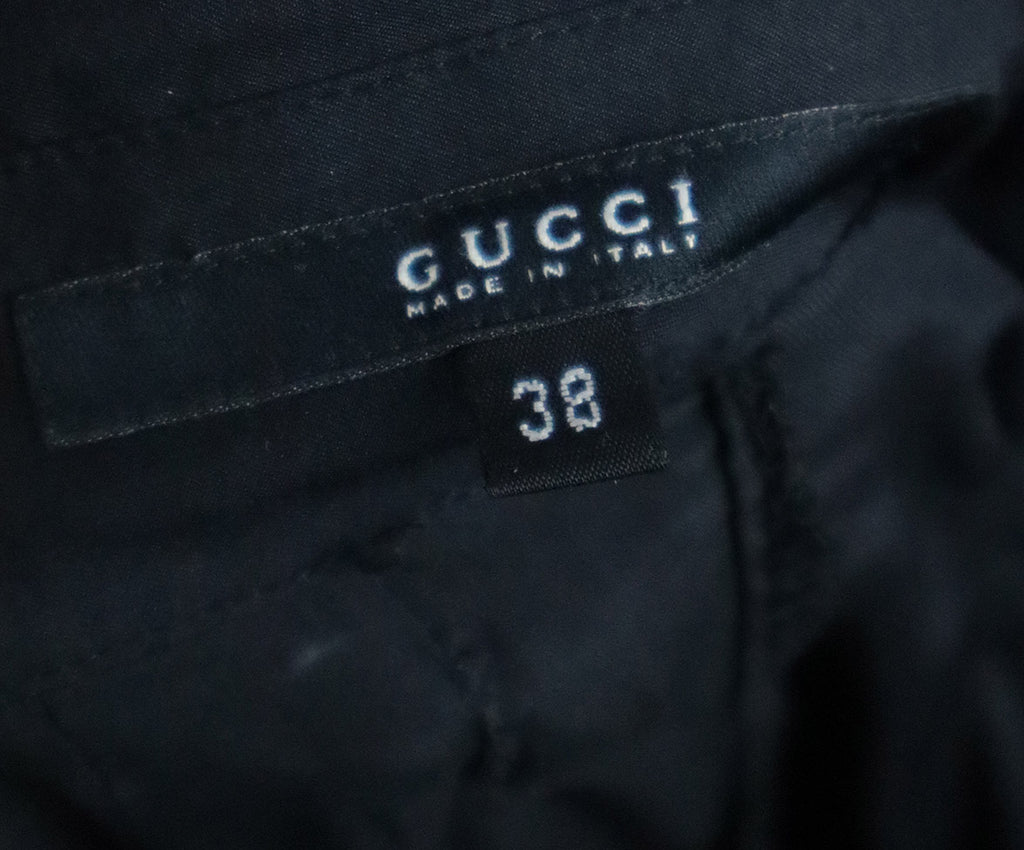 Gucci Black Silk & Velvet Blouse 3